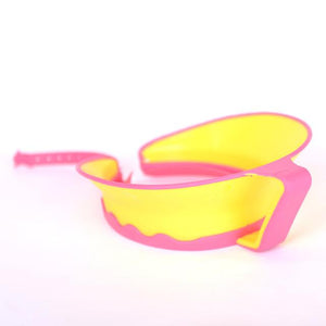 New Silicone Kids Bath Visor Hat Adjustable Baby Shower Cap Protect Shampoo Hair Wash Shield for Children Infant Waterproof Cap