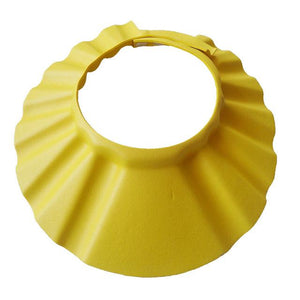 New Silicone Kids Bath Visor Hat Adjustable Baby Shower Cap Protect Shampoo Hair Wash Shield for Children Infant Waterproof Cap