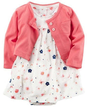 2018 Spring autumn Baby Girls Clothing Sets Newborn Baby girl Clothes Roupa Infant Jumpsuits Cotton Baby dresses 2 pieces set